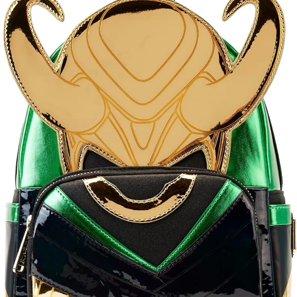 Loungefly Marvel Loki Helmet Mini Backpack